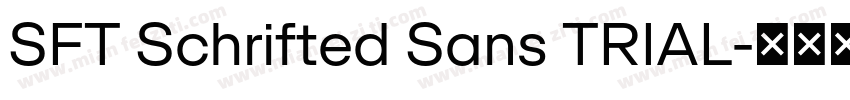 SFT Schrifted Sans TRIAL字体转换
